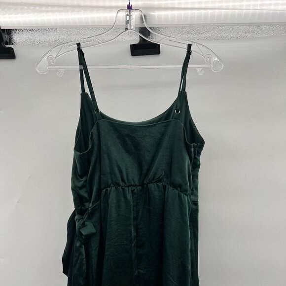 Wild Fable Women's Sleeveless Ruffle Slip Dress Green Size Small Above Knee New - Picture 6 of 9